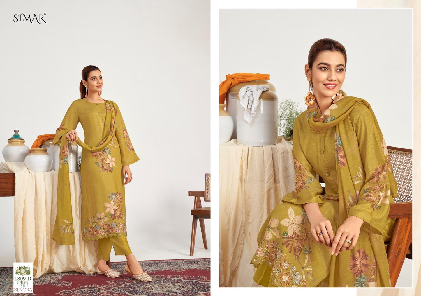 Senora Simar Pant Style Suits Wholesaler