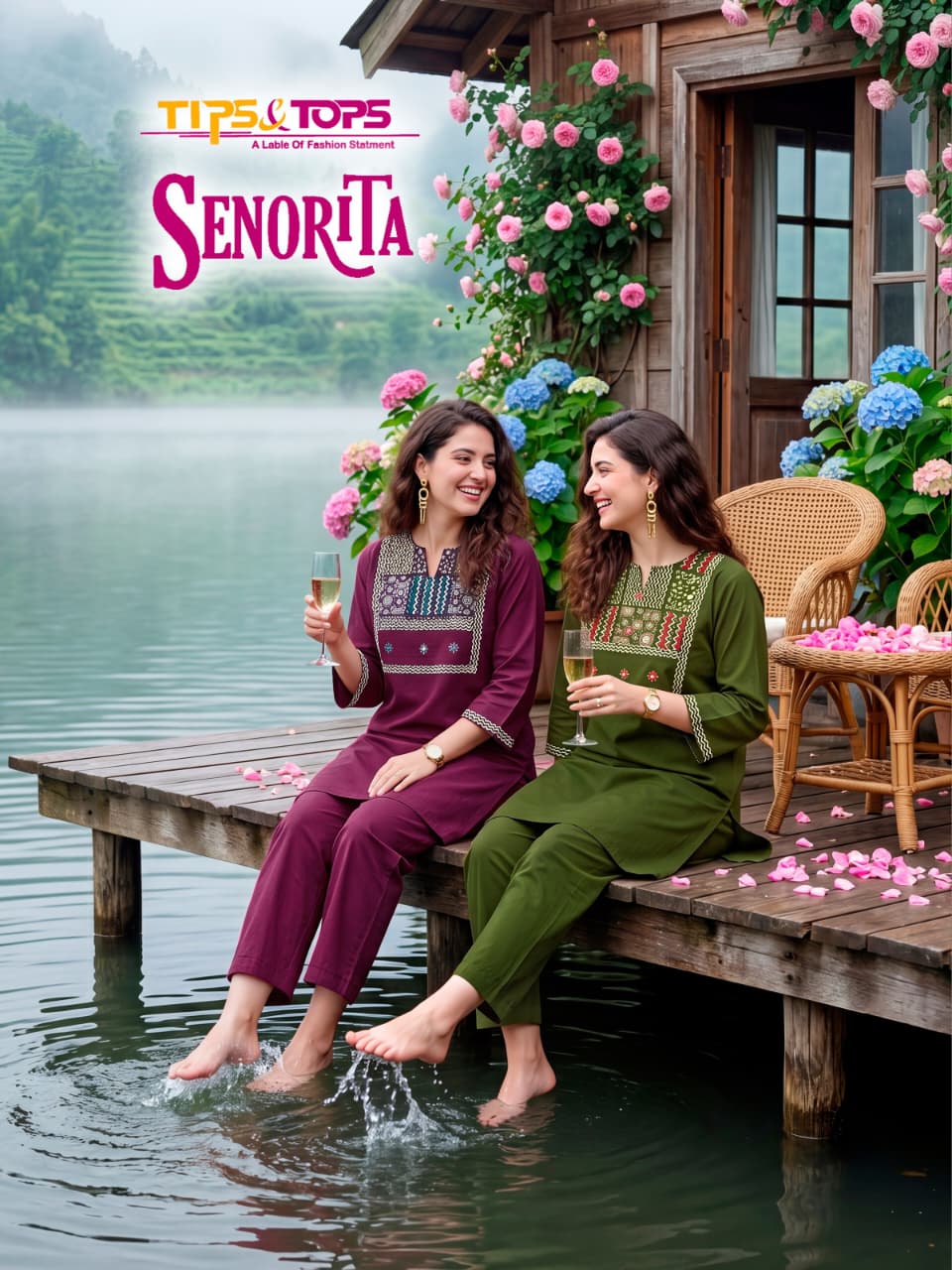 Senorita 2026 Tips Tops Dhabu Cotton Co Ord Set Supplier India