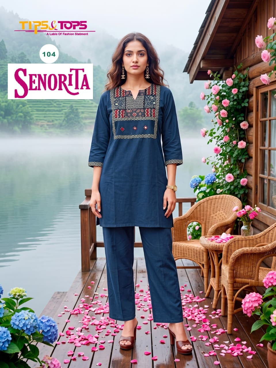 Senorita 2026 Tips Tops Dhabu Cotton Co Ord Set Supplier India