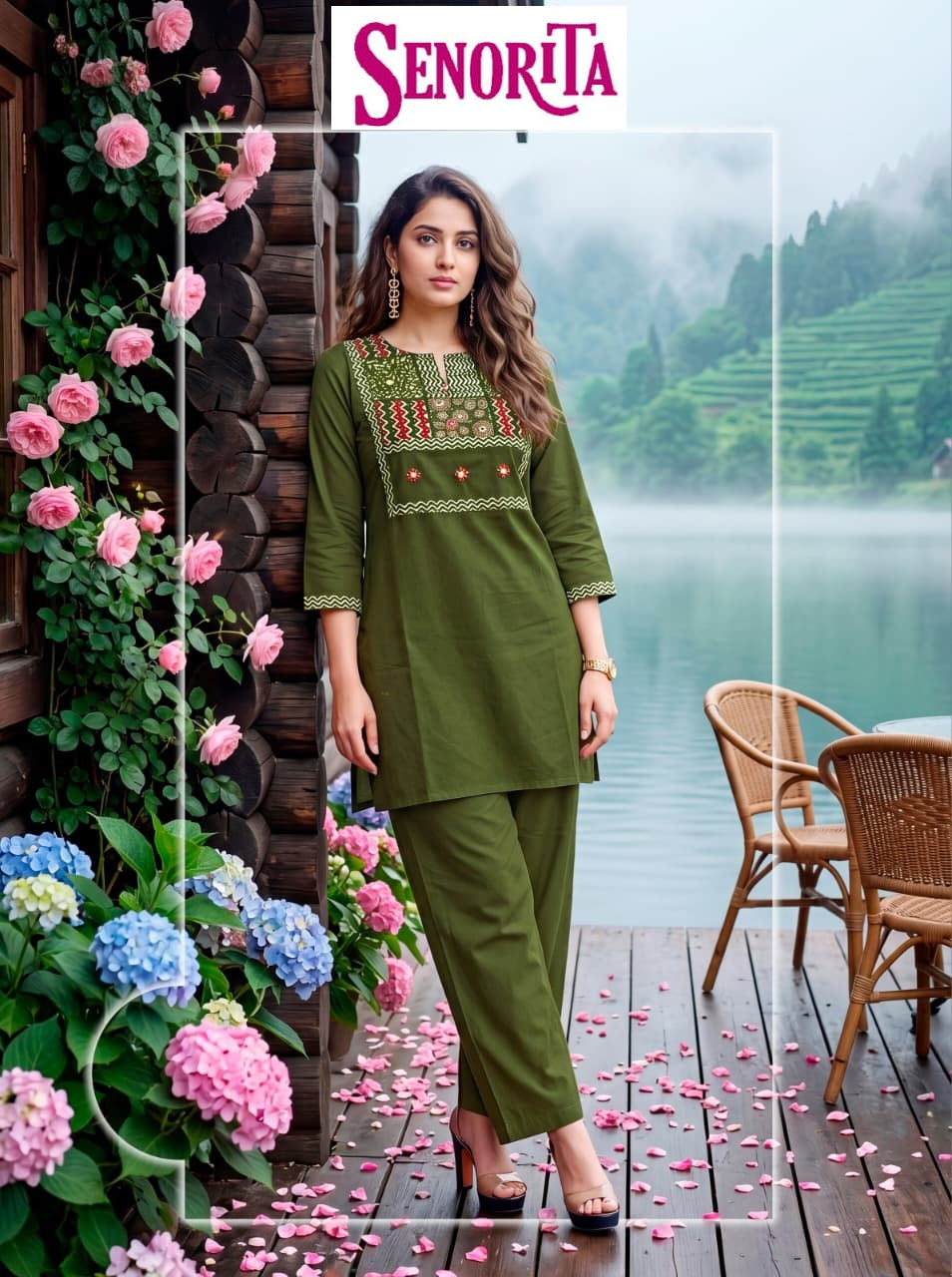 Senorita 2026 Tips Tops Dhabu Cotton Co Ord Set Supplier India