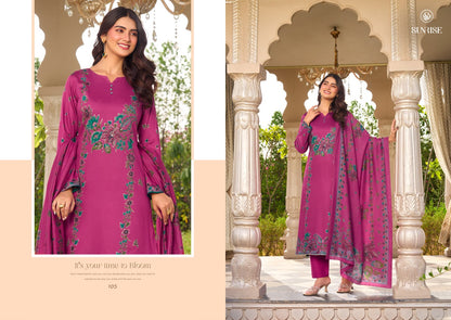 Senorita Sunrise Jam Satin Pant Style Suits Wholesaler