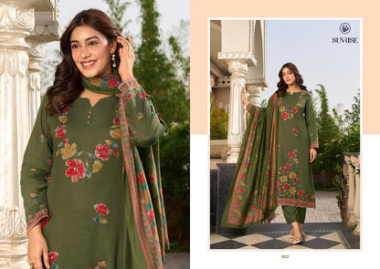 Senorita Sunrise Jam Satin Pant Style Suits Wholesaler