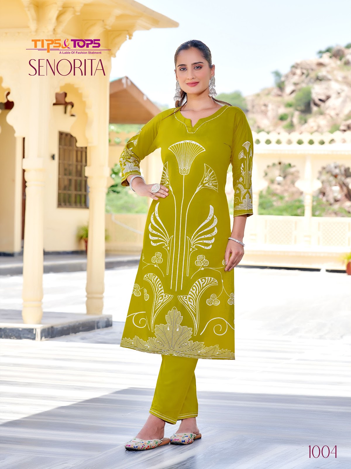Senorita Tips Tops Reyon Co Ord Set Exporter Gujarat