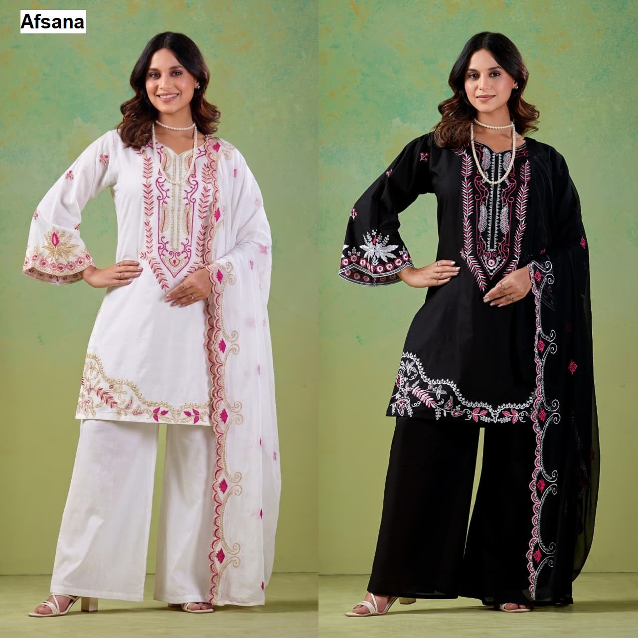 Sensi Afsana Berlin Readymade Plazzo Style Suits Manufacturer Ahmedabad