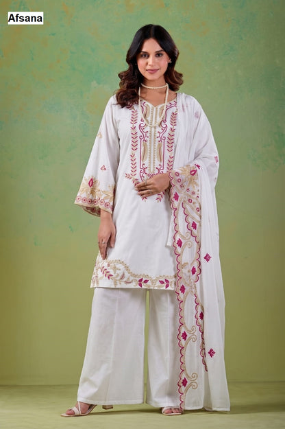 Sensi Afsana Berlin Readymade Plazzo Style Suits Manufacturer Ahmedabad