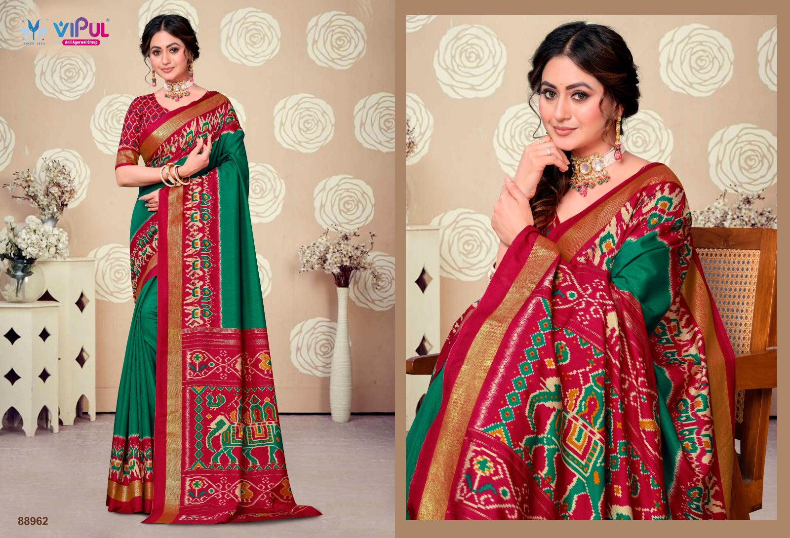 Sentosa Silk Vipul Sarees Manufacturer India