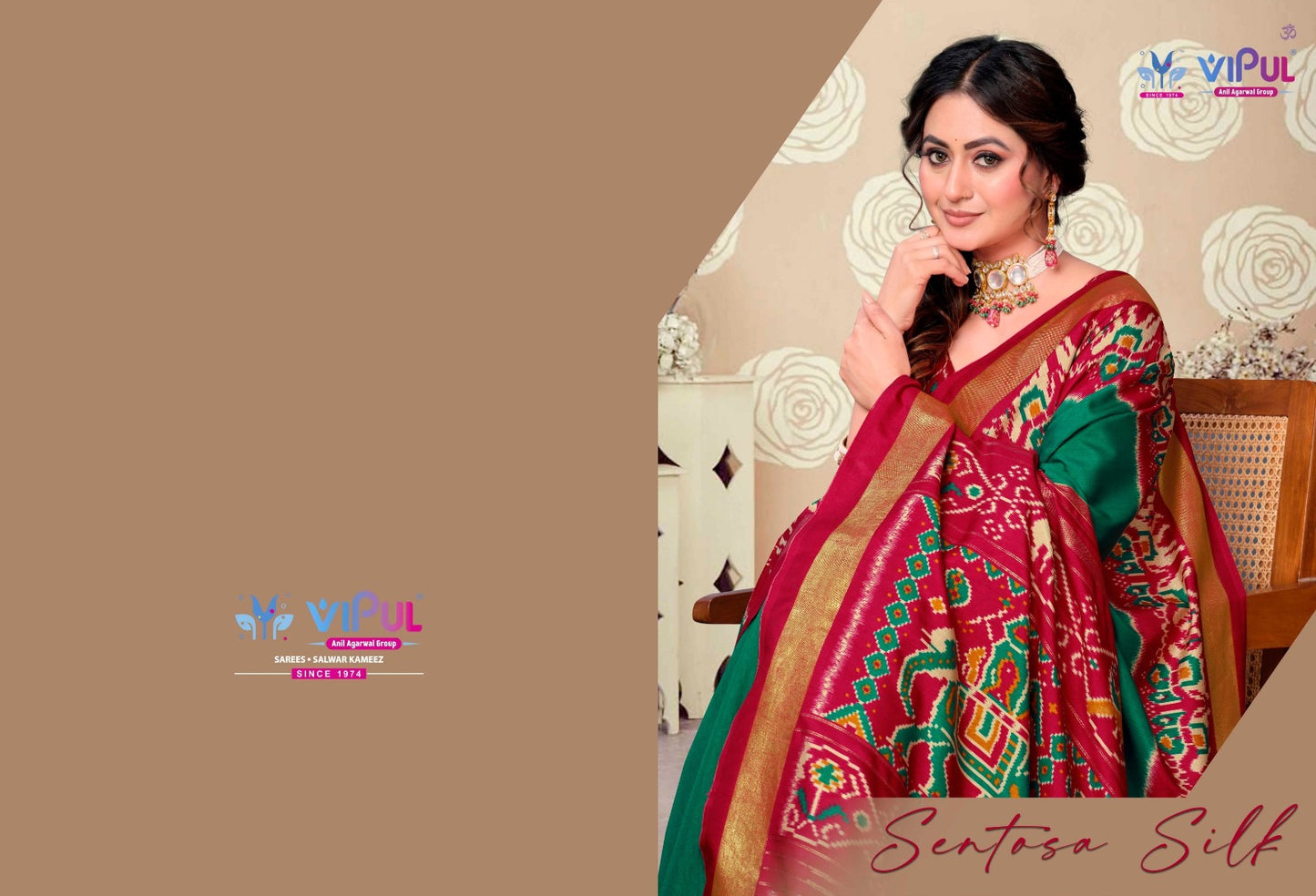Sentosa Silk Vipul Sarees Manufacturer India