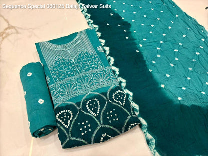Sequence Special 060125 Balajit Cotton Salwar Suits Wholesale