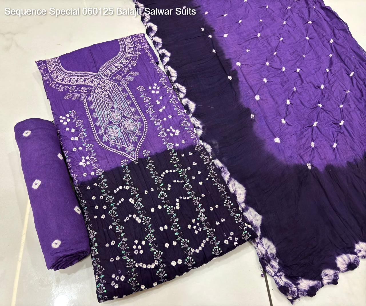 Sequence Special 060125 Balajit Cotton Salwar Suits Wholesale