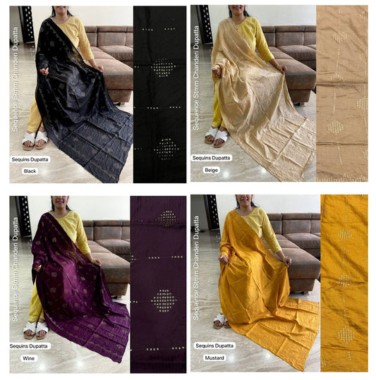 Sequence Stmm Chanderi Dupatta Wholesaler Gujarat