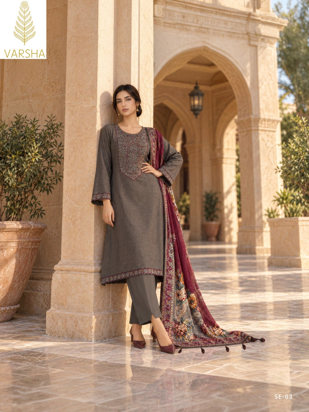 Sera Varshaa Khadi Pashmina Suits Exporter Gujarat