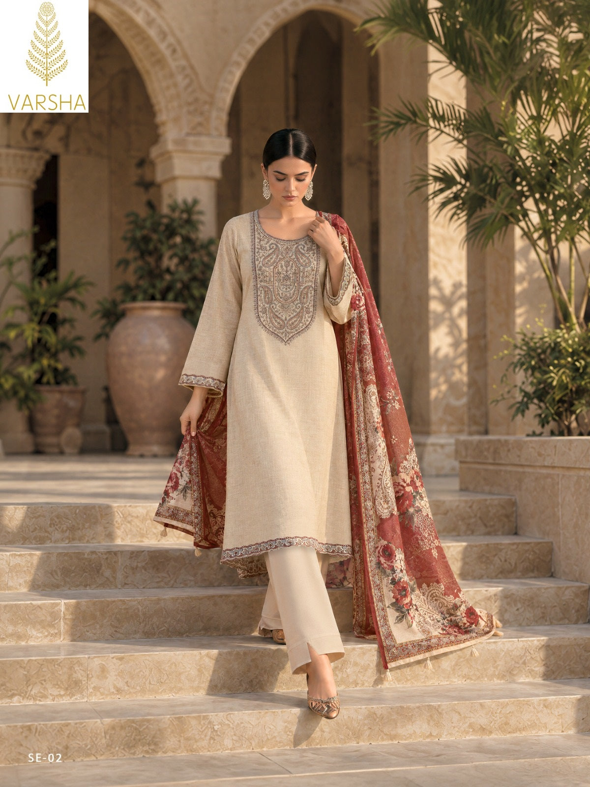 Sera Varshaa Khadi Pashmina Suits Exporter Gujarat