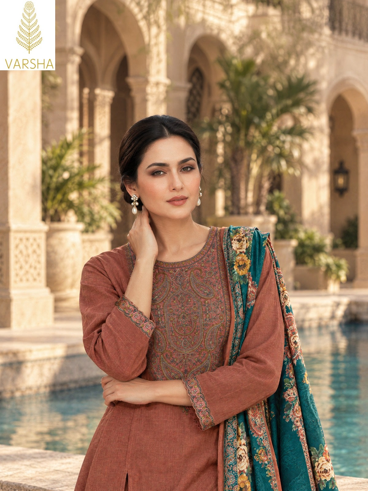 Sera Varshaa Khadi Pashmina Suits Exporter Gujarat