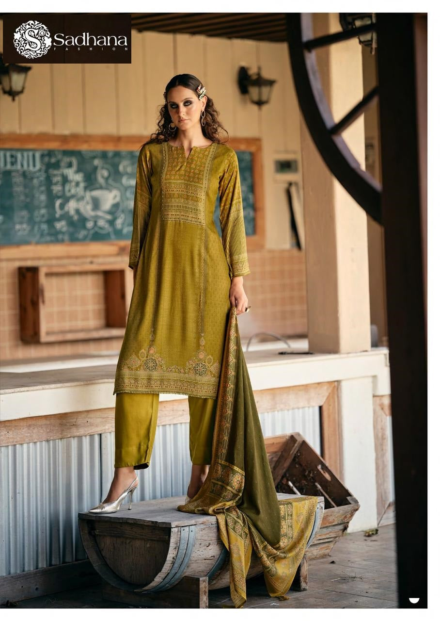 Serene Sadhana Pashmina Suits Supplier