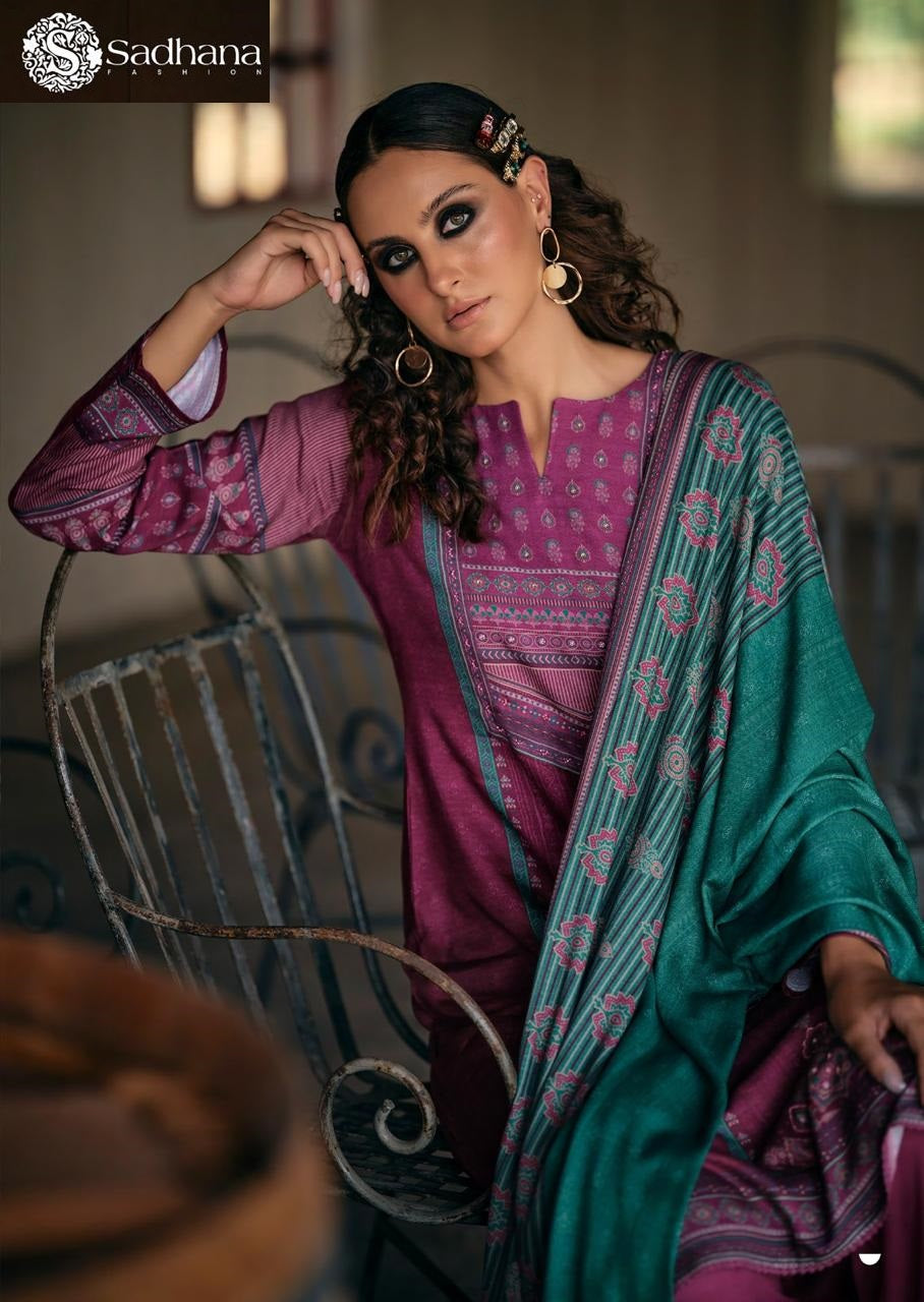 Serene Sadhana Pashmina Suits Supplier