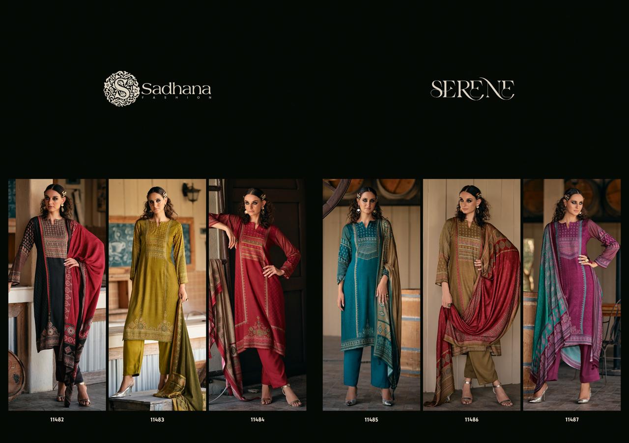 Serene Sadhana Pashmina Suits Supplier