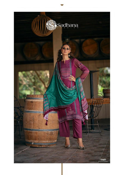 Serene Sadhana Pashmina Suits Supplier