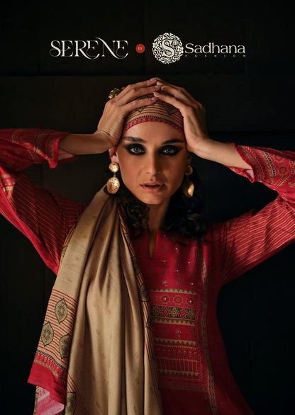 Serene Sadhana Pashmina Suits Supplier