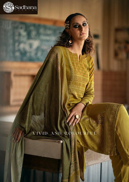 Serene Sadhana Pashmina Suits Supplier
