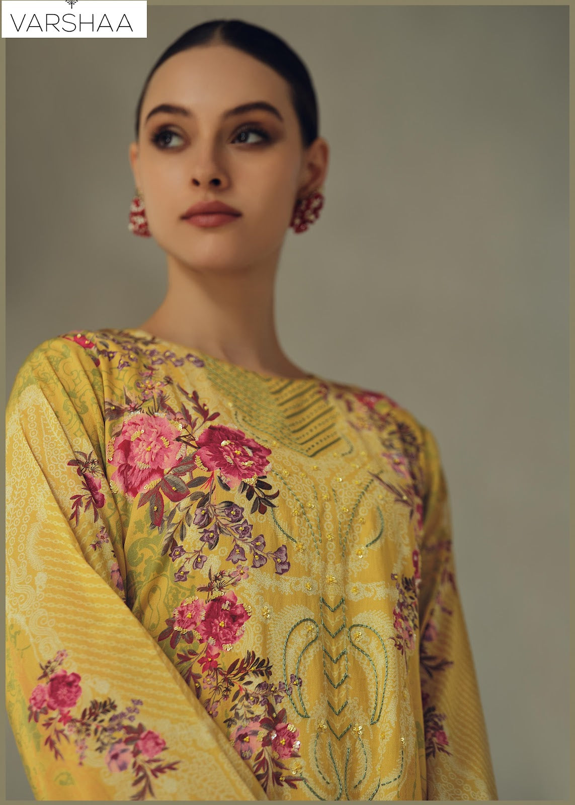 Serenity Varsha Fashions Cotton Pant Style Suits Supplier Ahmedabad