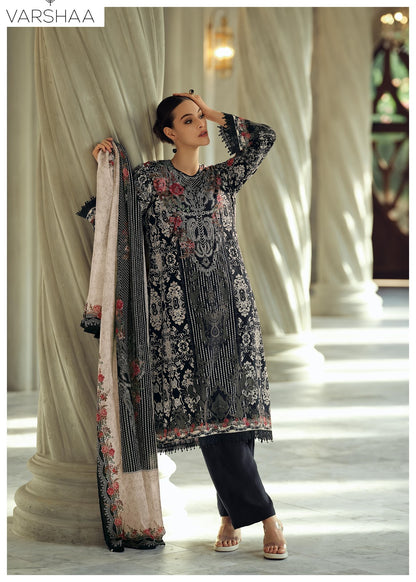 Serenity Varsha Fashions Cotton Pant Style Suits Supplier Ahmedabad