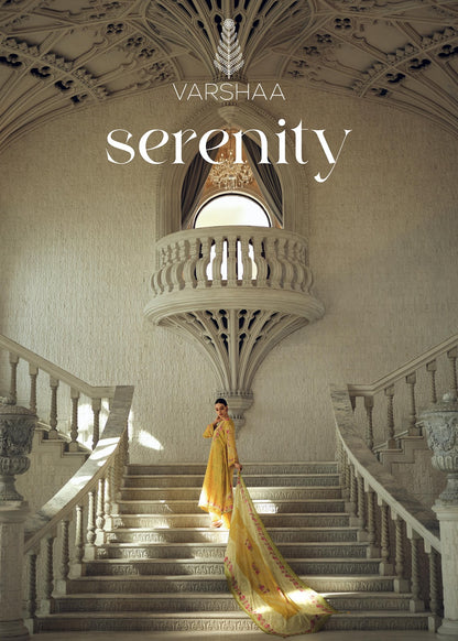 Serenity Varsha Fashions Cotton Pant Style Suits Supplier Ahmedabad