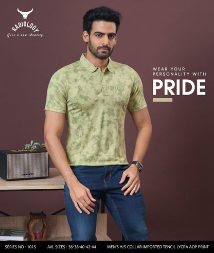 Series - 1015 Radiology Tencil Lycra Mens Tshirts Wholesaler Gujarat