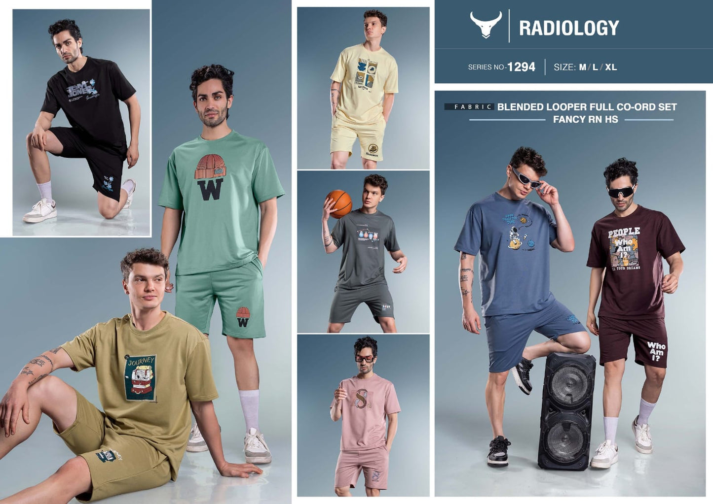 Series 1294 Radiology Looper Mens Co Ord Set Supplier Ahmedabad