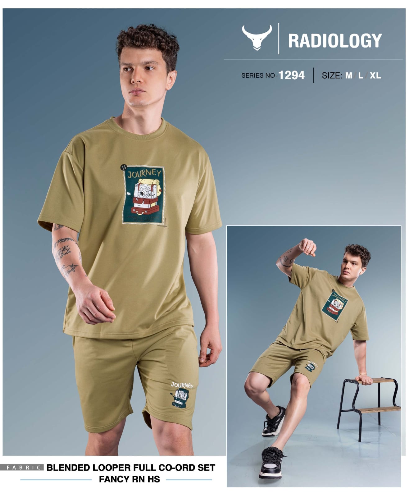 Series 1294 Radiology Looper Mens Co Ord Set Supplier Ahmedabad