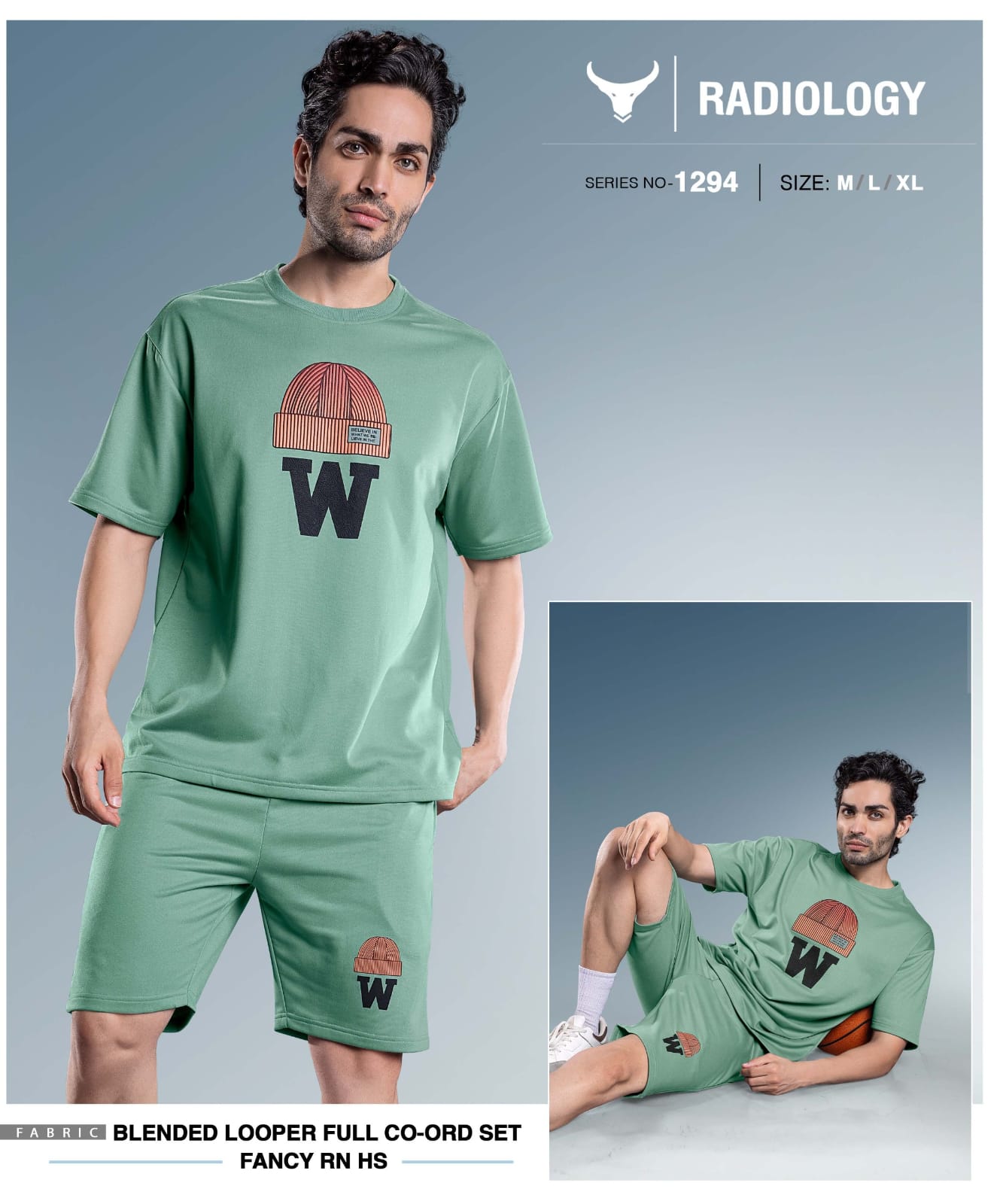 Series 1294 Radiology Looper Mens Co Ord Set Supplier Ahmedabad