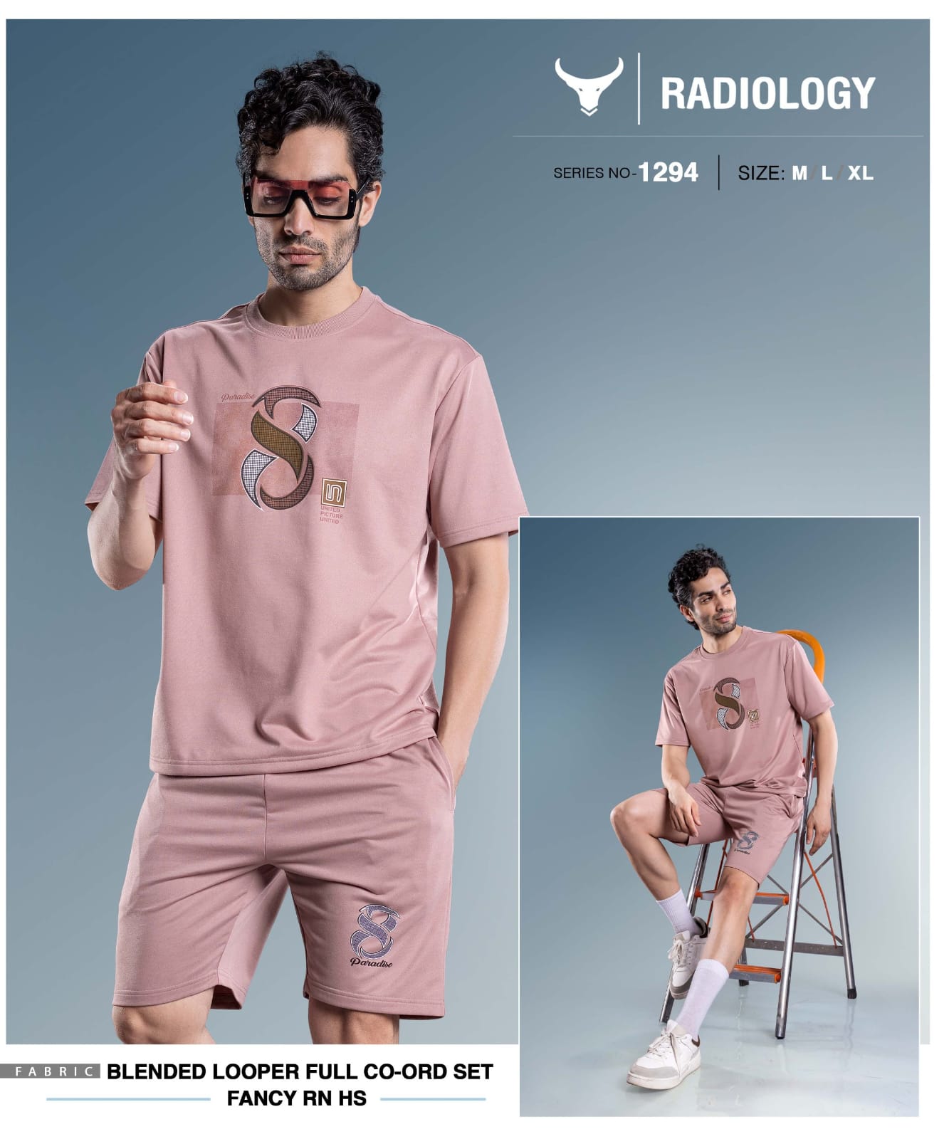 Series 1294 Radiology Looper Mens Co Ord Set Supplier Ahmedabad