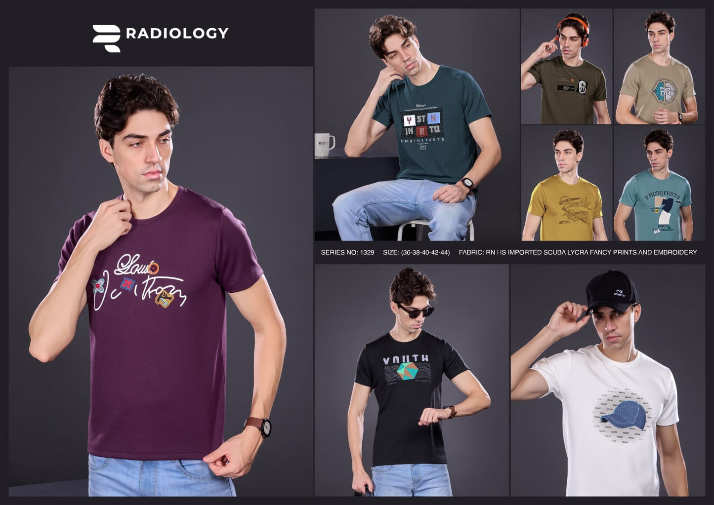 Series 1329 Scuba Radiology Imported Mens Tshirts Supplier Ahmedabad