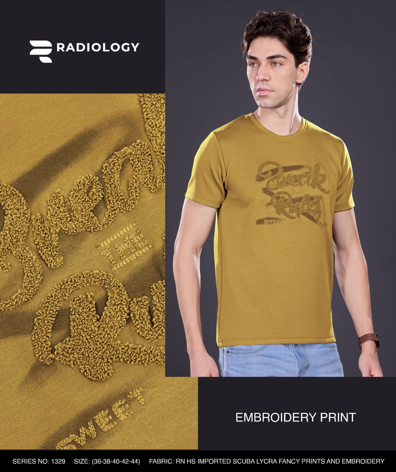 Series 1329 Scuba Radiology Imported Mens Tshirts Supplier Ahmedabad