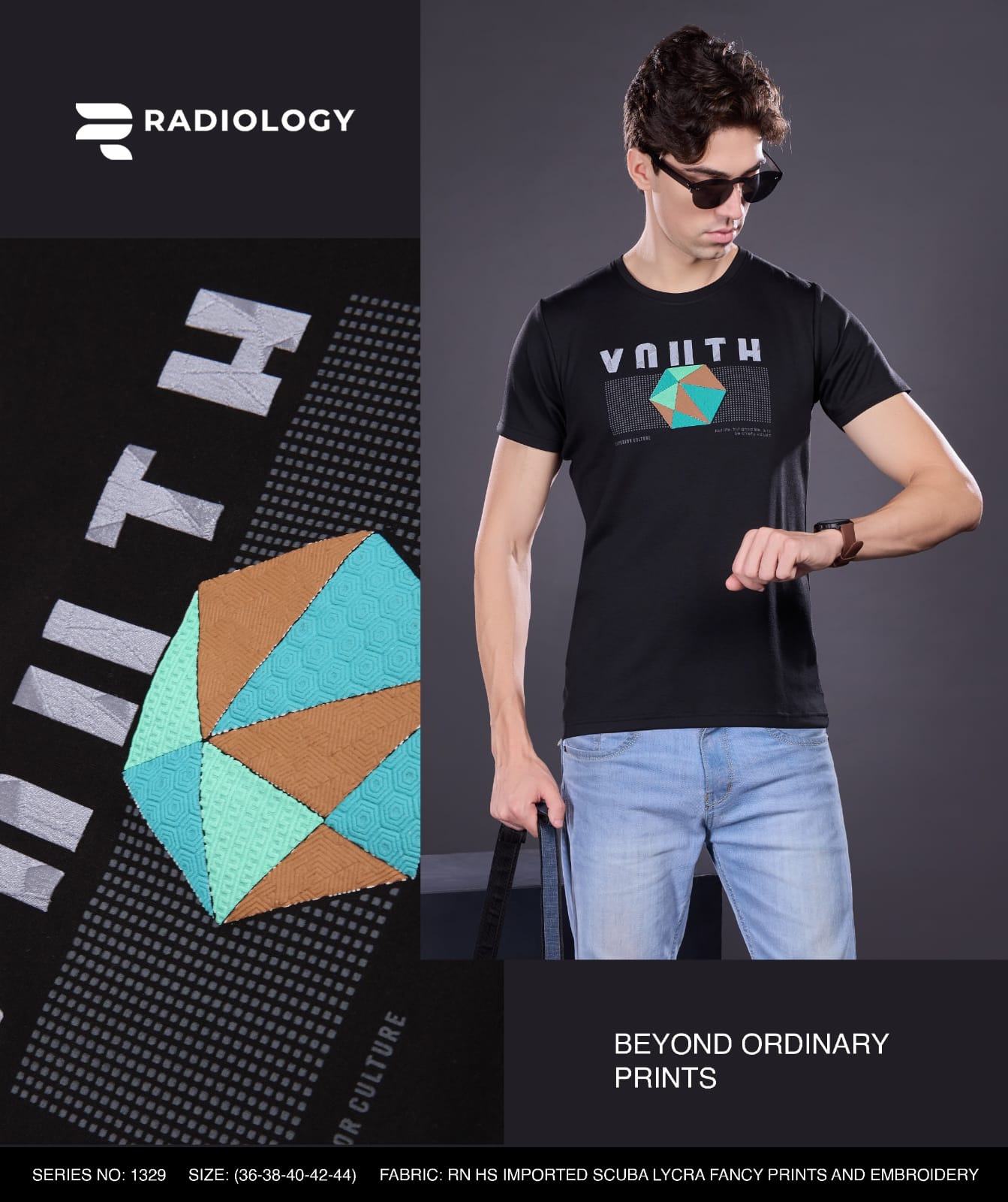 Series 1329 Scuba Radiology Imported Mens Tshirts Supplier Ahmedabad