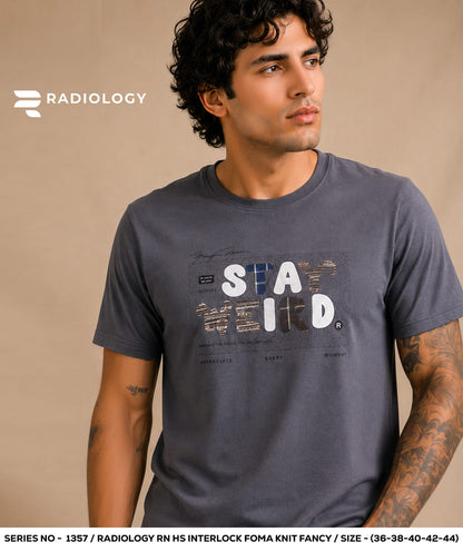 Series 1357 Cotton Radiology Interlock Mens Tshirts Manufacturer India