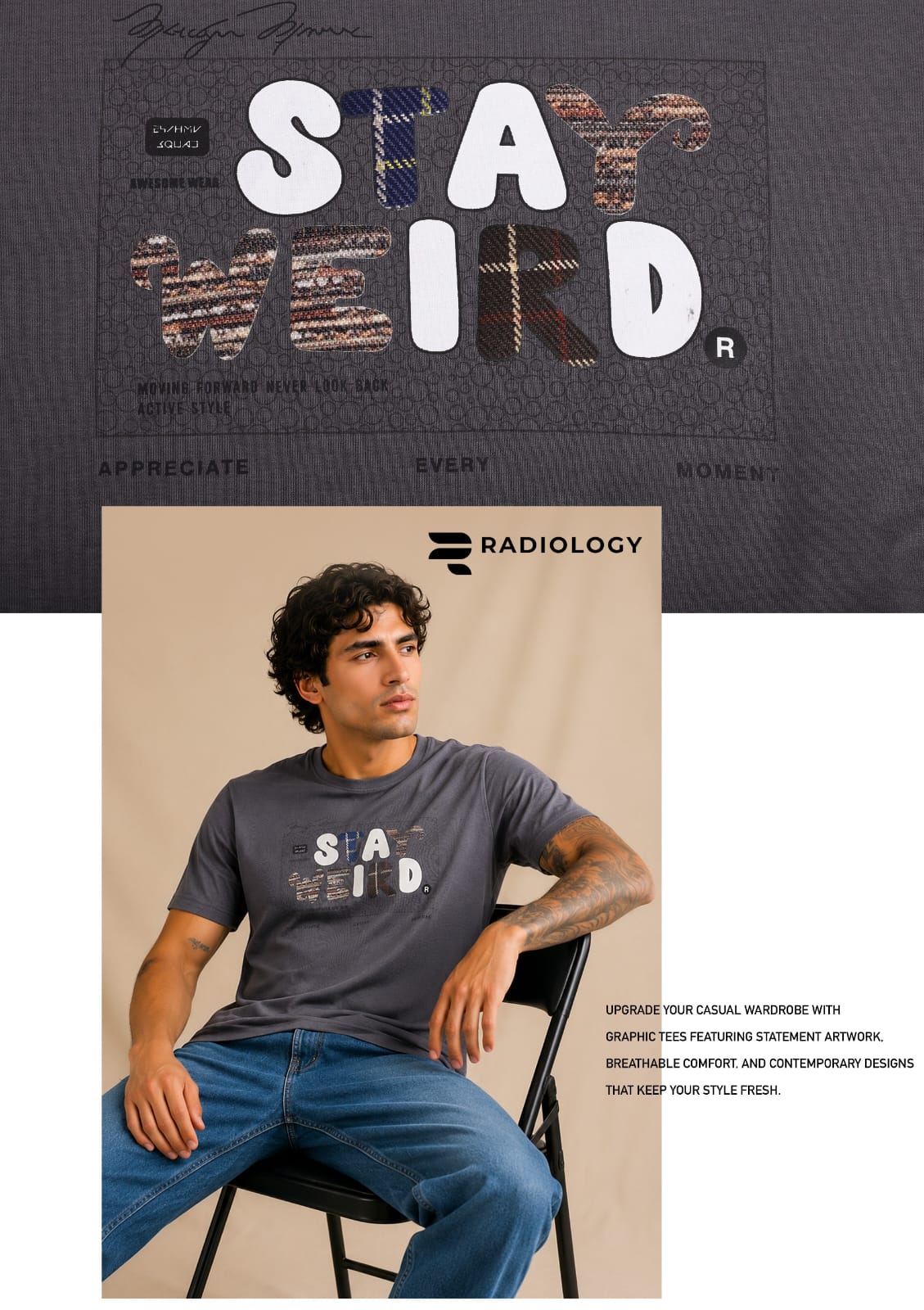 Series 1357 Cotton Radiology Interlock Mens Tshirts Manufacturer India