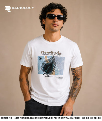 Series 1357 Cotton Radiology Interlock Mens Tshirts Manufacturer India