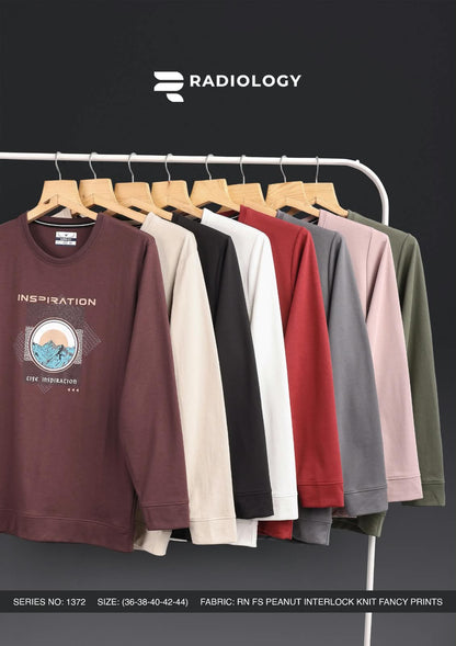 Series 1372 Patch Radiology Interlock Mens Tshirts Wholesale Price