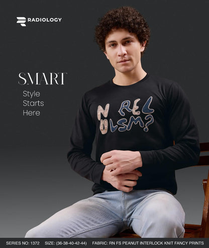 Series 1372 Patch Radiology Interlock Mens Tshirts Wholesale Price