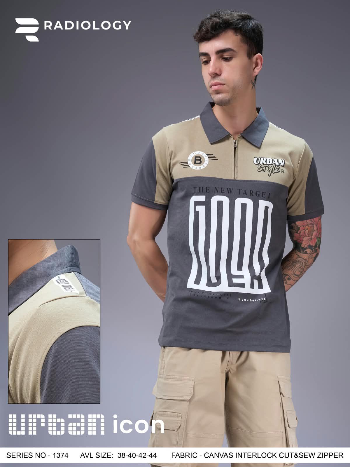 Series 1374 Cut And Sew Radiology Canvas Interlock Mens Tshirts Manufacturer Ahmedabad