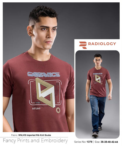 Series 1379 Rib Radiology Imported Mens Tshirts Manufacturer India