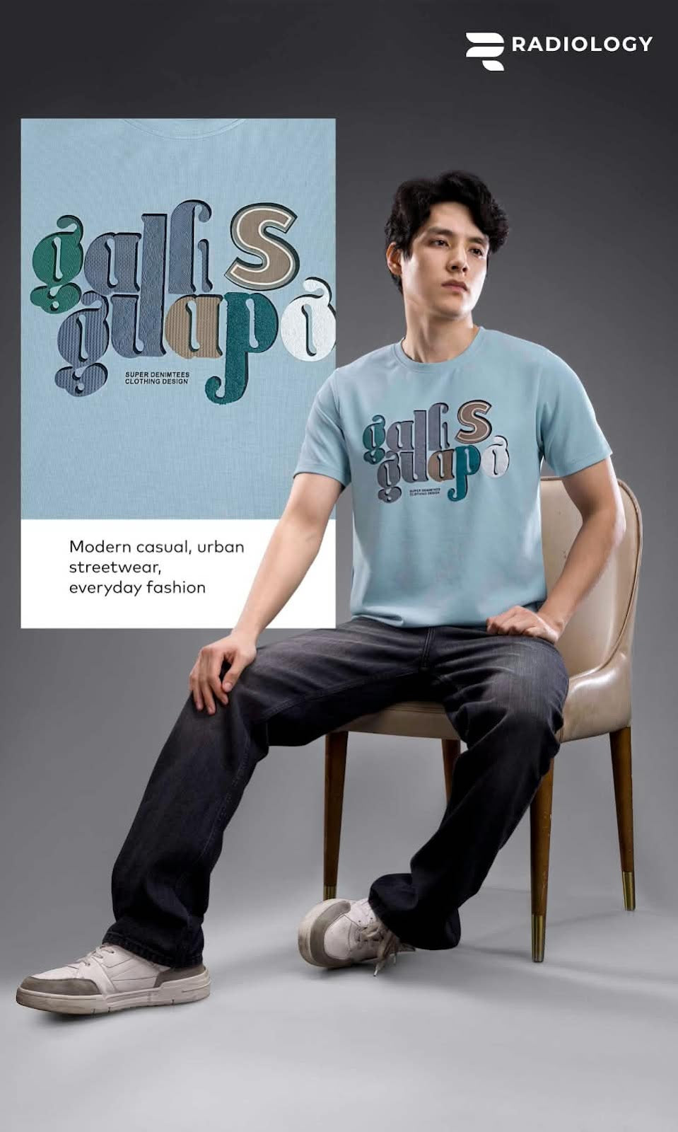 Series 1379 Rib Radiology Imported Mens Tshirts Manufacturer India