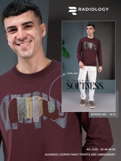 Series 1415 Full Sleeves Radiology Looper Mens Tshirts Wholesale Price
