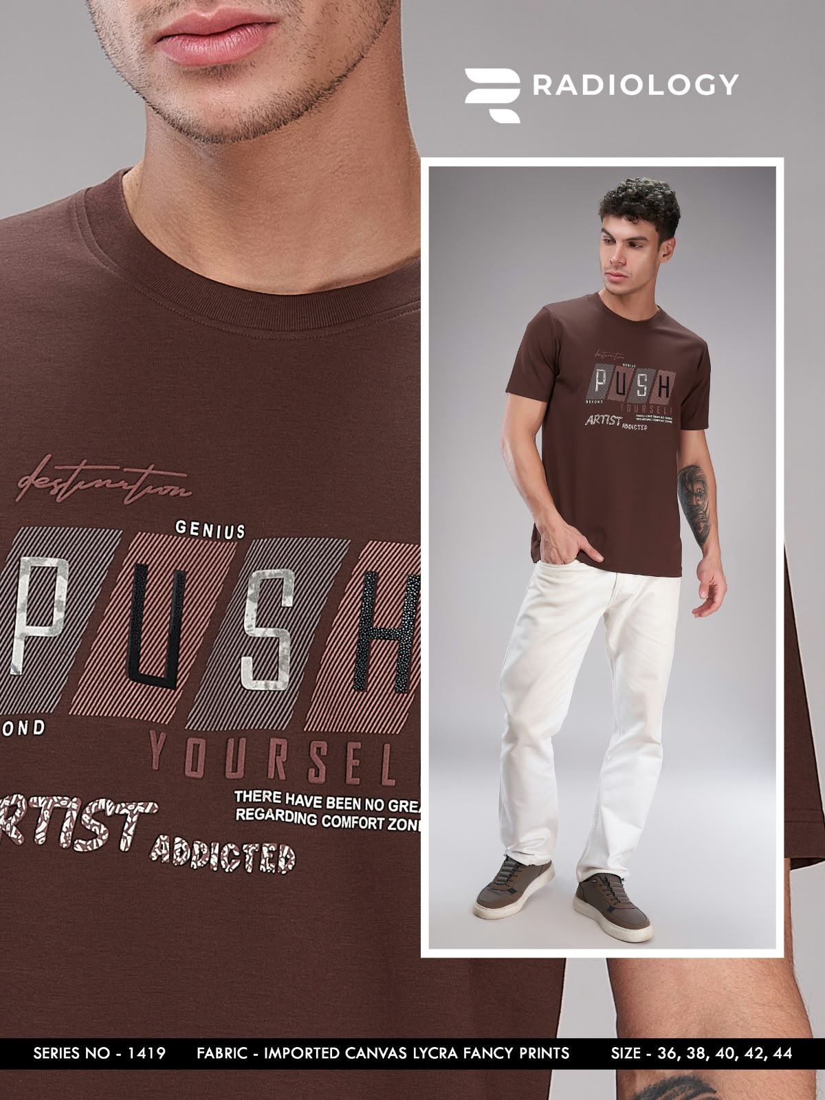 Series 1419 Radiology Canvas Mens Tshirts Exporter