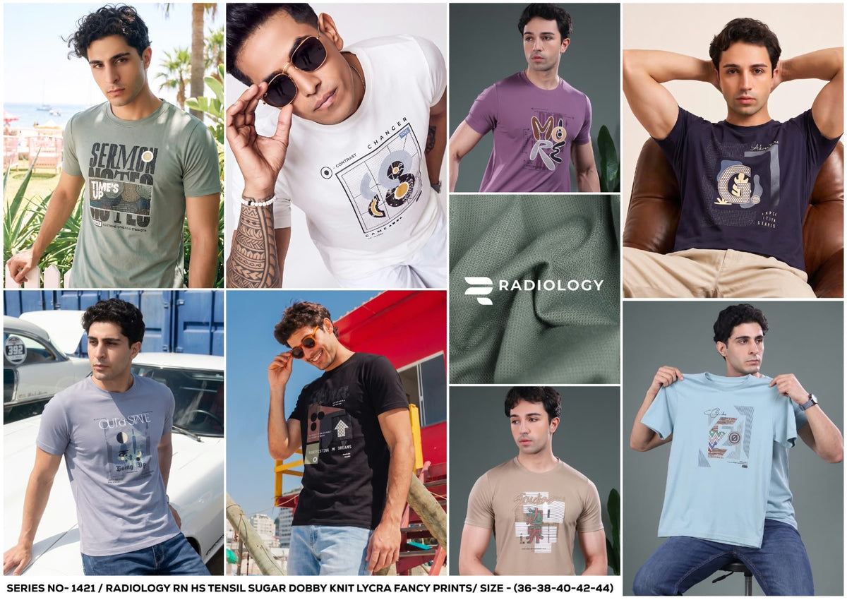 Series 1421 Radiology Tencil Mens Tshirts Wholesaler Gujarat