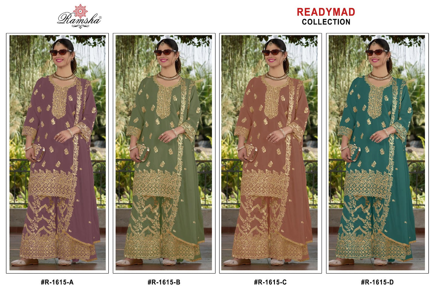 Series 16 Ramsha Crunchy Pakistani Readymade Suits Supplier India