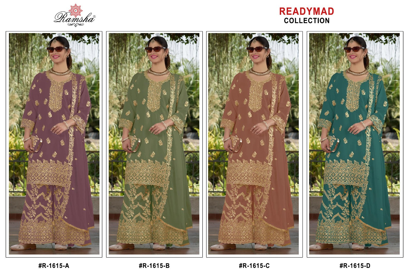 Series 16 Ramsha Crunchy Pakistani Readymade Suits Supplier India