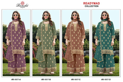 Series 16 Ramsha Crunchy Pakistani Readymade Suits Supplier India