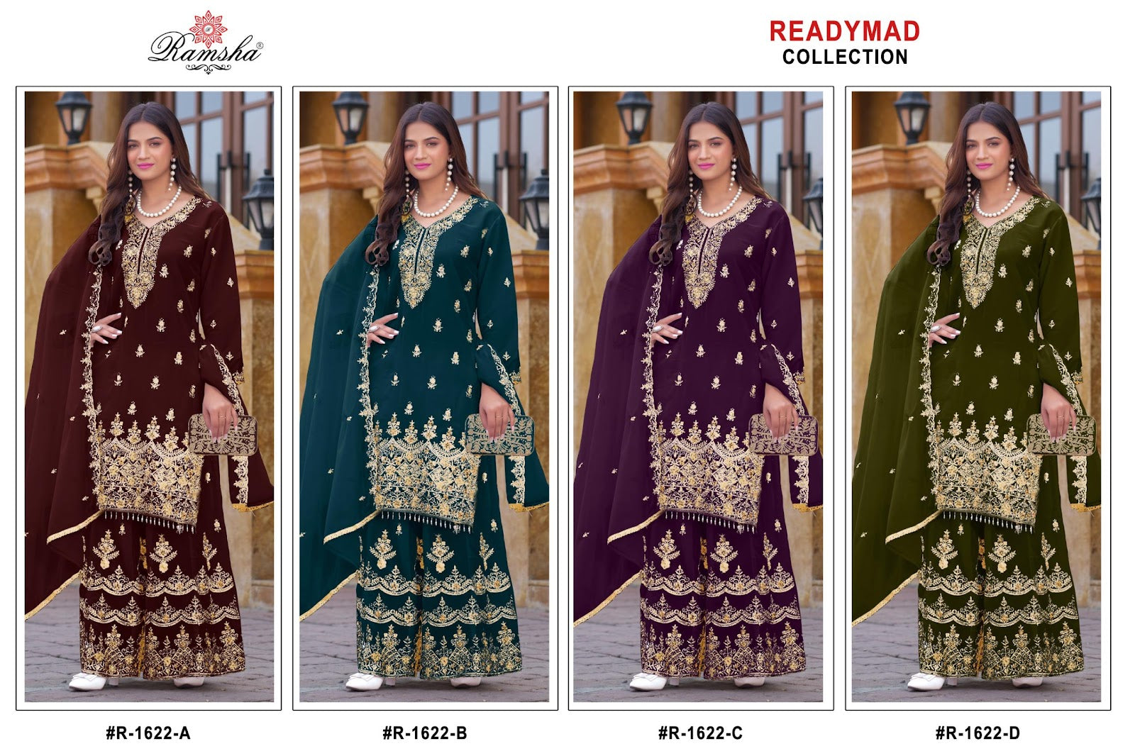 Series 16 Ramsha Crunchy Pakistani Readymade Suits Supplier India