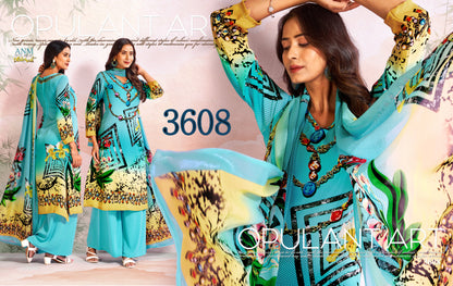 Series 3600 Vaishali Fashions Pure Crape Pant Style Suits Manufacturer India